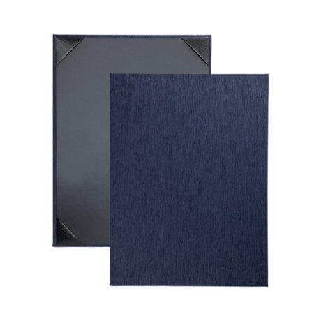 Risch STERLING-1V 8.5X11 Sterling Hardback Shimmer Metallic Menu Cover (specify Color)