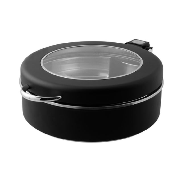 Rosenthal Sambonet Paderno 58196-36 Chafing Dish Only 14-1/8" Dia. Stainless Steel Black Painted