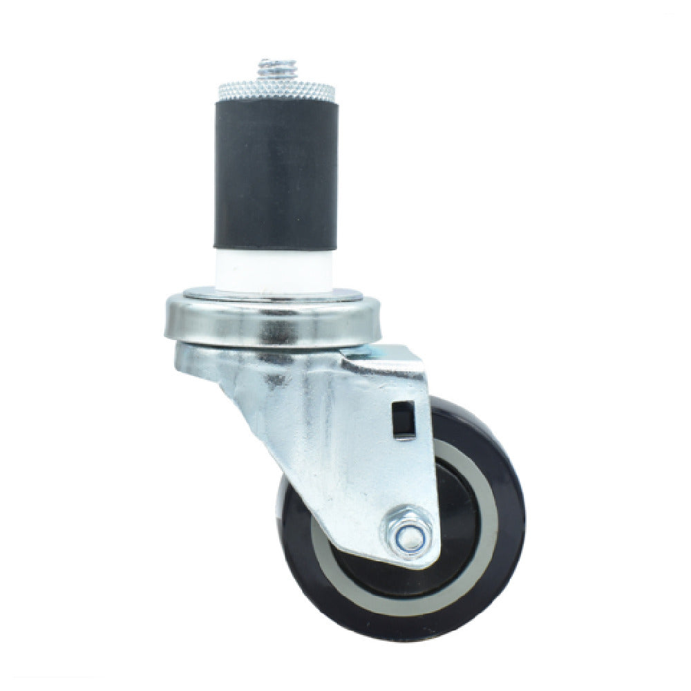 BK Resources 3SBR-3RA-PLY - Swivel Caster, 1-1/2" Expanding Stem, 3" Polyolefin Wheel