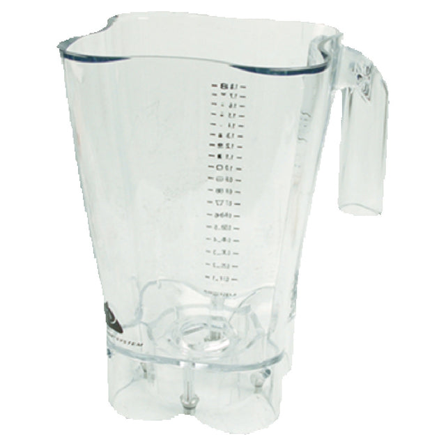 Franklin Machine Products 176-1541 Magnetic Blender Container 64 Oz. Capacity Clear Polycarbonate