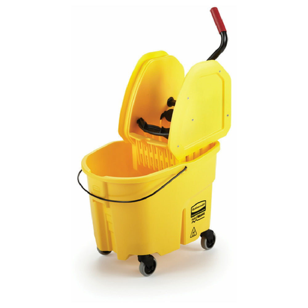 Rubbermaid FG757788YEL - WaveBrake® Mopping Combo, 35 Qt. Bucket Capacity, Reduces Splashing