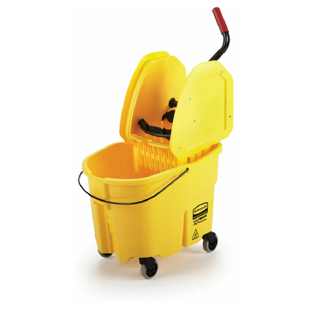 Rubbermaid FG757788YEL - WaveBrake® Mopping Combo, 35 Qt. Bucket Capacity, Reduces Splashing
