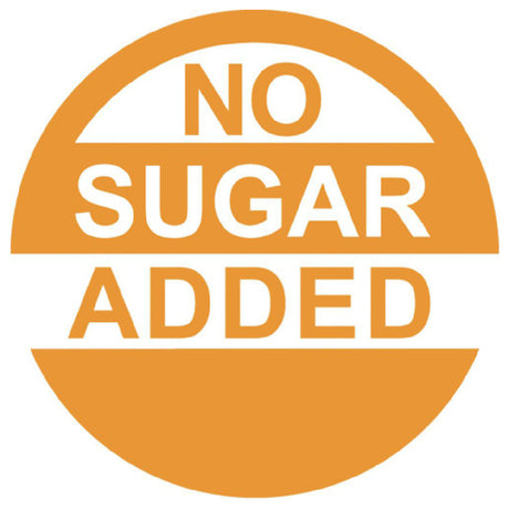 Hubert 42988 - Dietary Label, "No Sugar Added", 1" Dia.