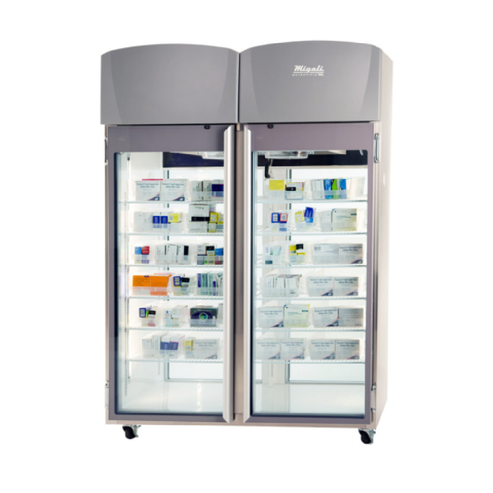 Migali Industries EVOX-2PT-LB Clean Room Refrigerator Pass-thru 49.1 Cu. Ft. Capacity