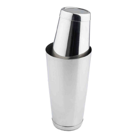 TableCraft Products 12807 - Boston Cocktail Shaker, 18 Oz., 2-piece Tin On Tin Shaker
