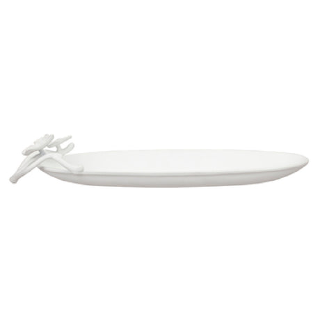 Bon Chef 81003SMOKEGRA Tray 22-7/16" X 5-3/4" X 1-5/8"H Oval