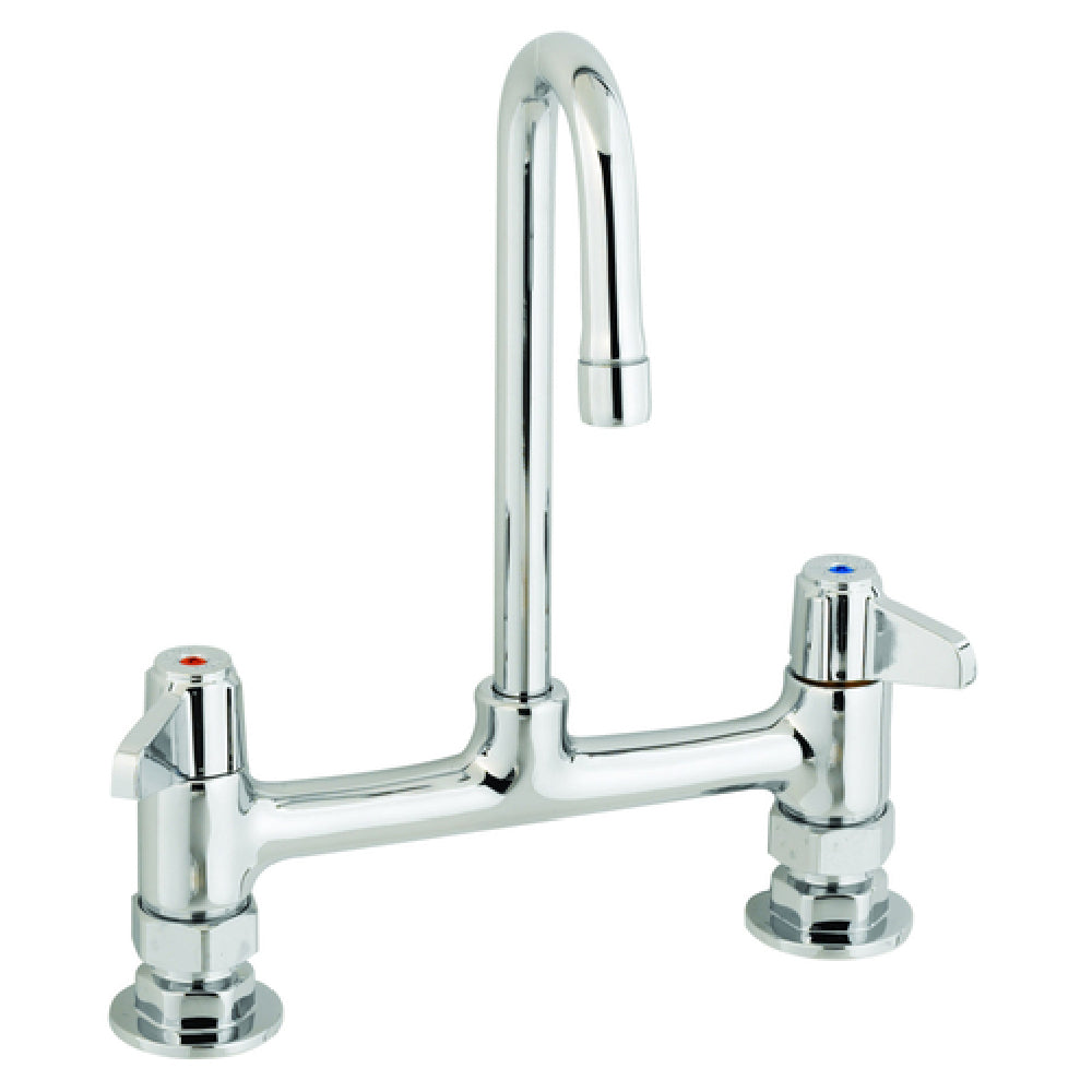 T&S Brass 5F-8DLX03 Equip Faucet 8" Center Deck Mount