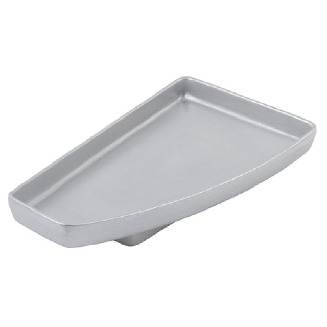 Bon Chef 70062 Futura2 Serving Platter 12" L X 7" W X 1-1/2" H Aluminum With Pewter-Glo Finish