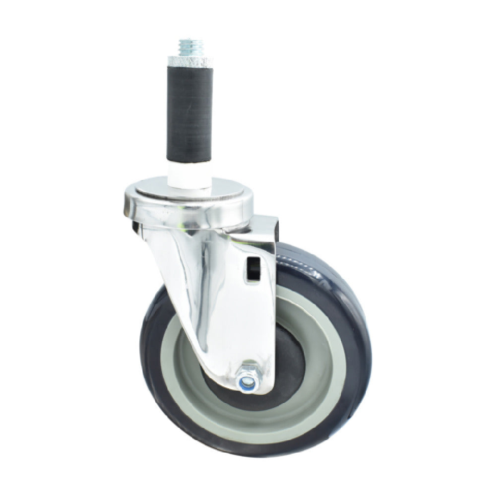 BK Resources 5SS-1RA-PLY - Swivel Caster, 1" Expanding Stem, 5" Polyolefin Wheel