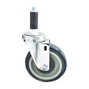BK Resources 5SS-1RA-PLY - Swivel Caster, 1" Expanding Stem, 5" Polyolefin Wheel