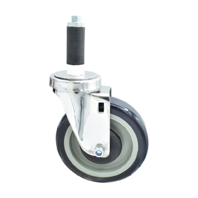 BK Resources 5SS-1RA-PLY - Swivel Caster, 1" Expanding Stem, 5" Polyolefin Wheel