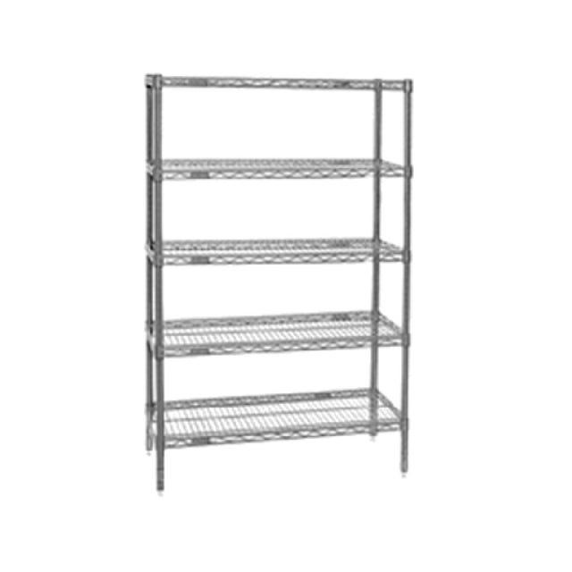 Eagle S5-74-1824V Starter Shelving Unit 5-tier 24"W X 18"D X 74"H