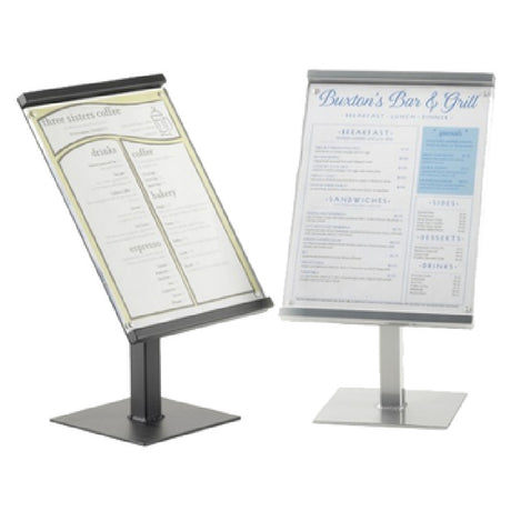 Cal Mil 1153-15-13 One By One Sign Stand 8-3/4" X 8-3/4" X 15-1/2"H Freestanding