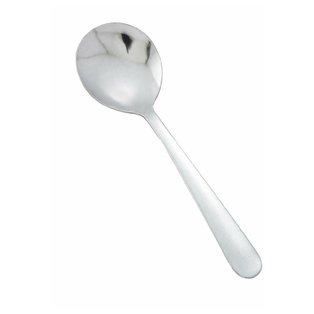 Winco 0002-04 Bouillon Spoon 6" 18/0 Stainless Steel