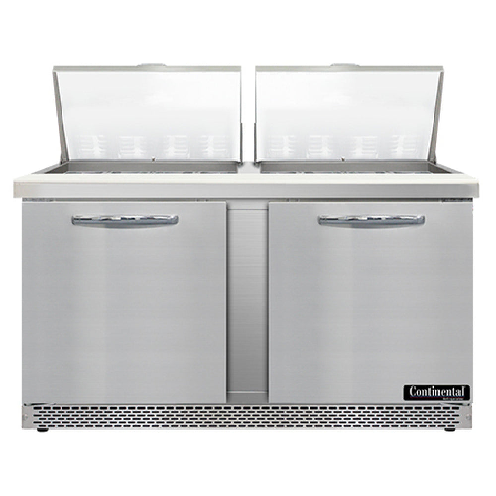 Continental Refrigerator SW60N24M-FB Mighty Top Sandwich Unit Front Breather 60"W