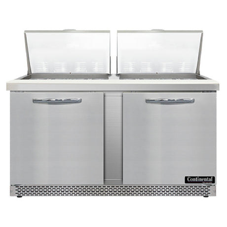 Continental Refrigerator SW60N24M-FB Mighty Top Sandwich Unit Front Breather 60"W