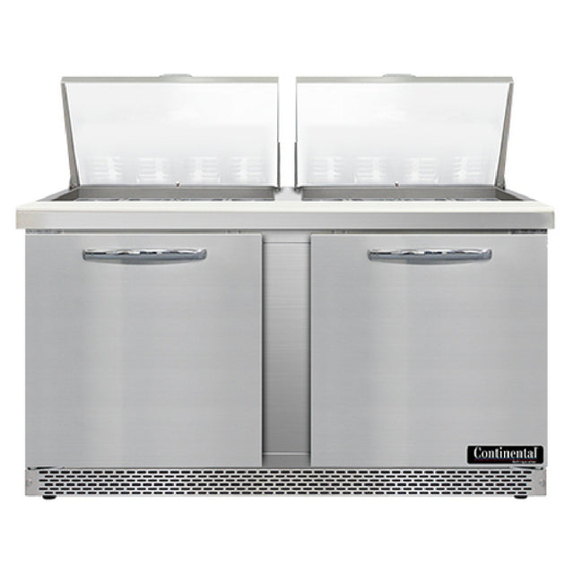 Continental Refrigerator SW60N24M-FB Mighty Top Sandwich Unit Front Breather 60"W