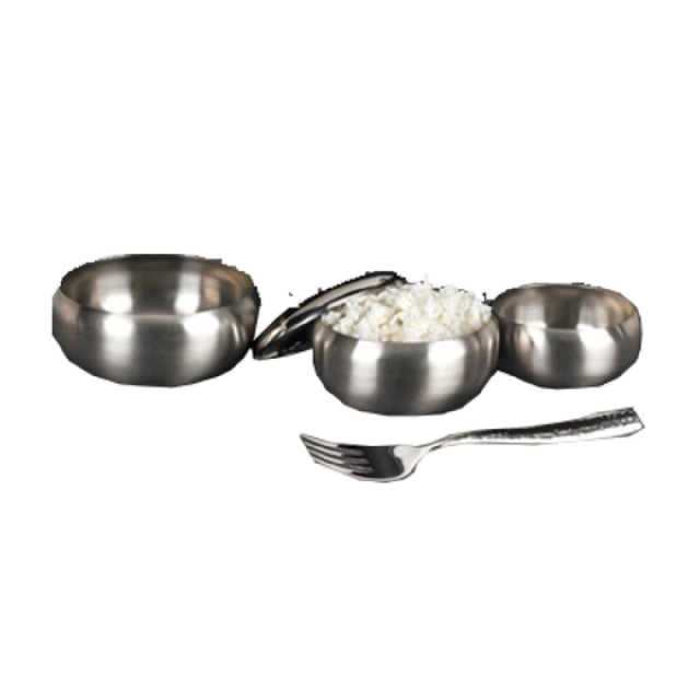 Libbey RBL-2 Rice Bowl Cover 4" Dia. Stainless Steel Grade 202