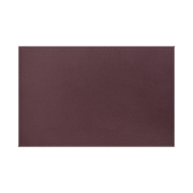 Risch TABLEMAT-IRI 17X11 Iridescent Shimmer Faux-leather Table Mat (specify Color)