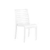 Grosfillex UT947004 - Astoria Stacking Sidechair, 20.9"W X 23.4"D X 34.7"H, Technopolymer With Air Molding Technology