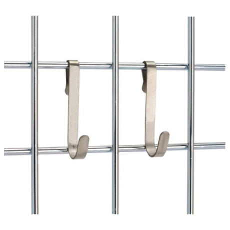 1880 Hospitality FWMHOOKSS Focus Foodservice EZ-Wall™ J Hooks Stainless Steel