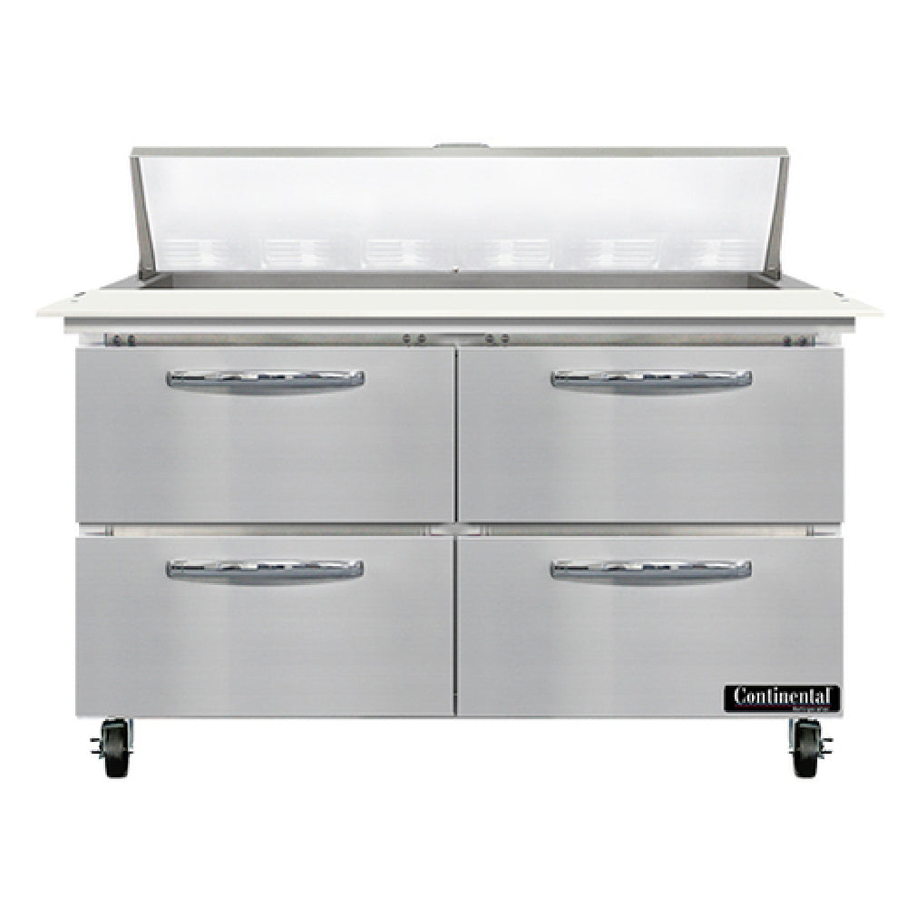 Continental Refrigerator SW48N12C-D Sandwich Unit 48"W 13.4 Cu Ft Capacity