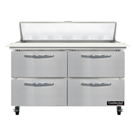 Continental Refrigerator SW48N12C-D Sandwich Unit 48"W 13.4 Cu Ft Capacity