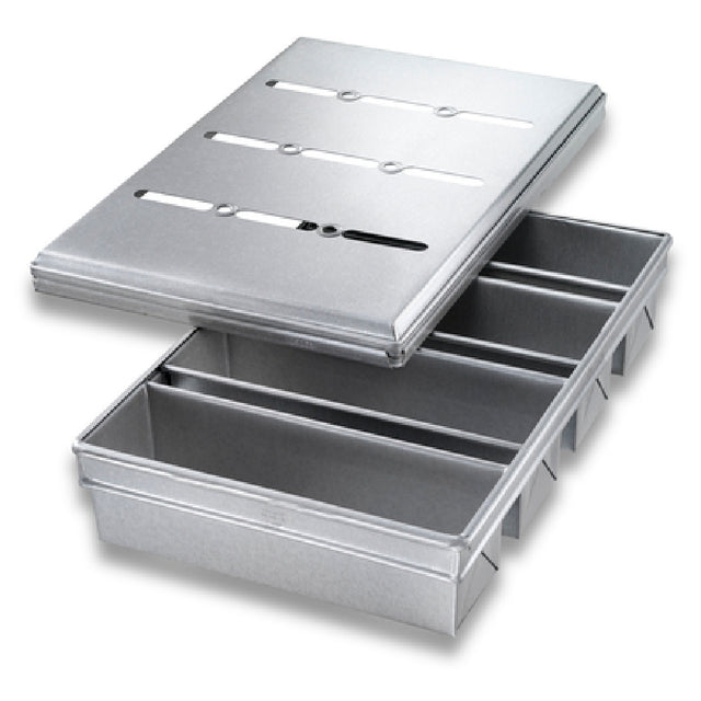 Chicago Metallic 44685 Pullman Pan Set 4-pan 13-3/4" X 21-3/8" X 4" Overall