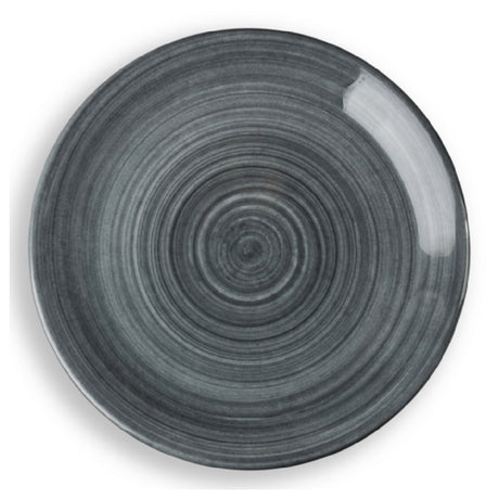 Bon Chef 54104-GR Brushstrokes Dinner Plate 10" Dia. X 0.75" H