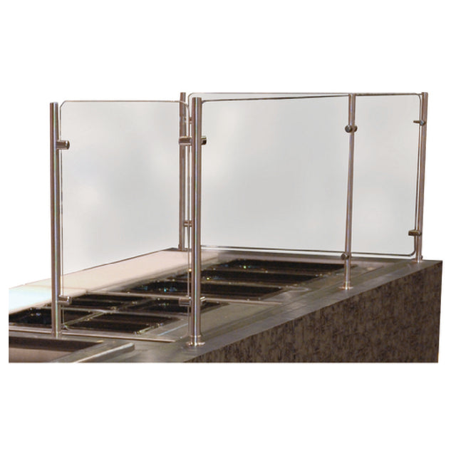 Advance Tabco SGCC-120 Vertical Food Shield 120" Wide Height As Specified (top Of Glass Must Be At Least 60" Above The Floor)