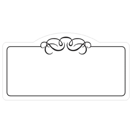 Hubert 28285 - Merchandising Tag, 4" X 2-1/8"H, Rectangular