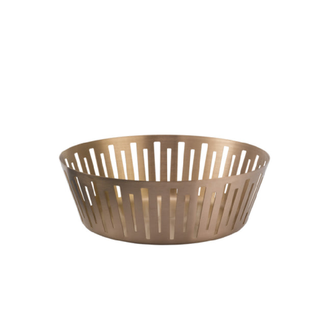 Service Ideas DB-63RG Bread Basket 12" Dia. X 4"H Round