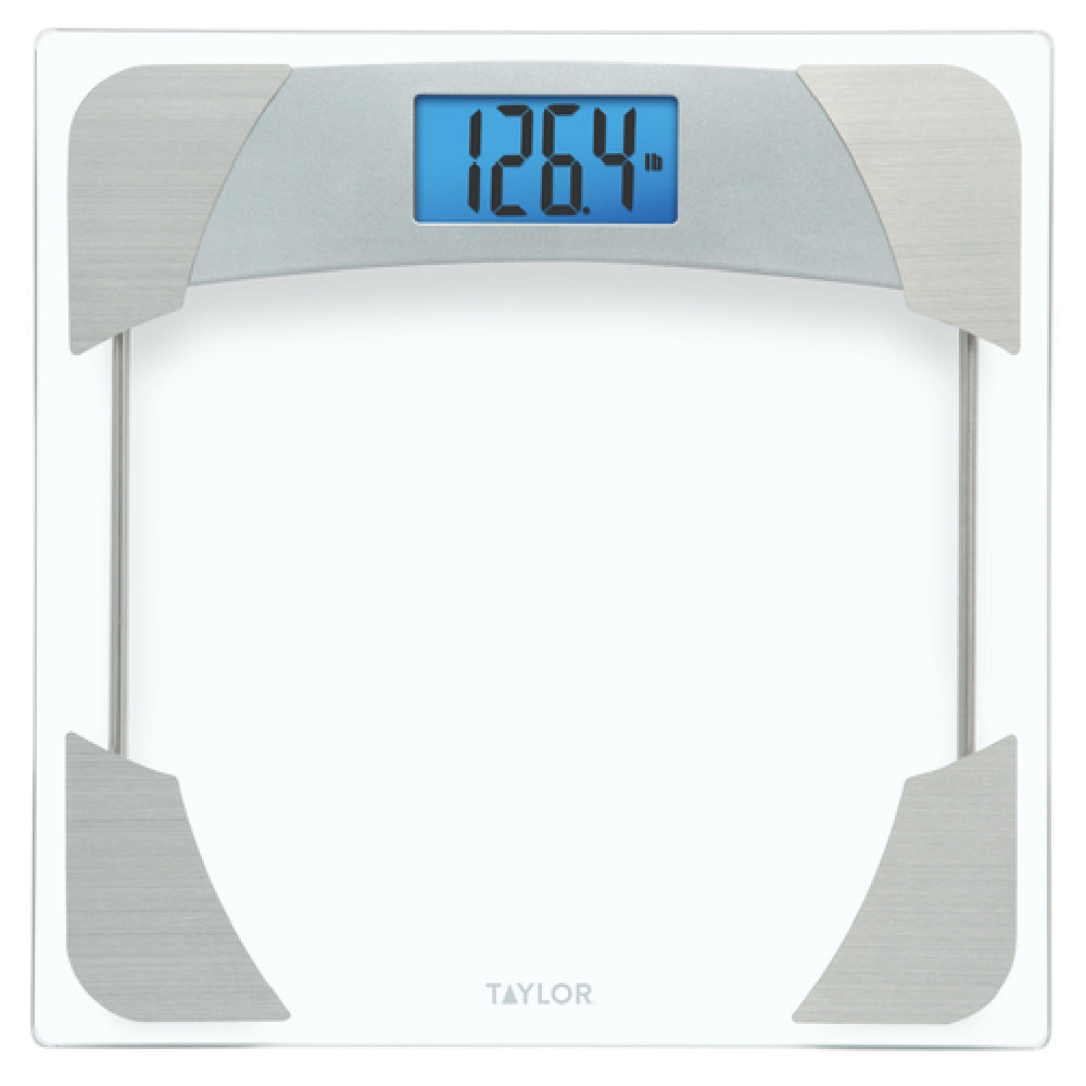 Taylor 76044192 Digital Bath Scale 400 Lb Capacity Tempered Glass Platform