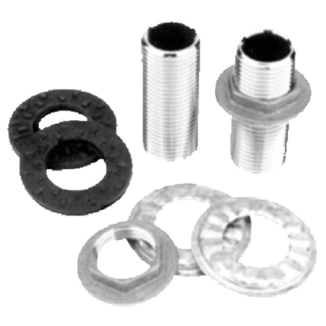 Franklin Machine Products 117-1336 Nipple Kit For Installation Of Deck Faucets & Pre-rinses Includes (2) 1/2" NPS X 2" Long Nipples