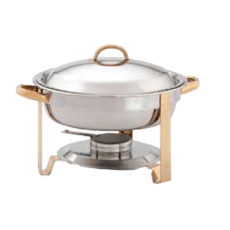 Alegacy Foodservice Products AL424GA Top-Shelf™ Chafing Dish 4 Qt. 15-1/4" X 12-1/2" X 11-3/4"