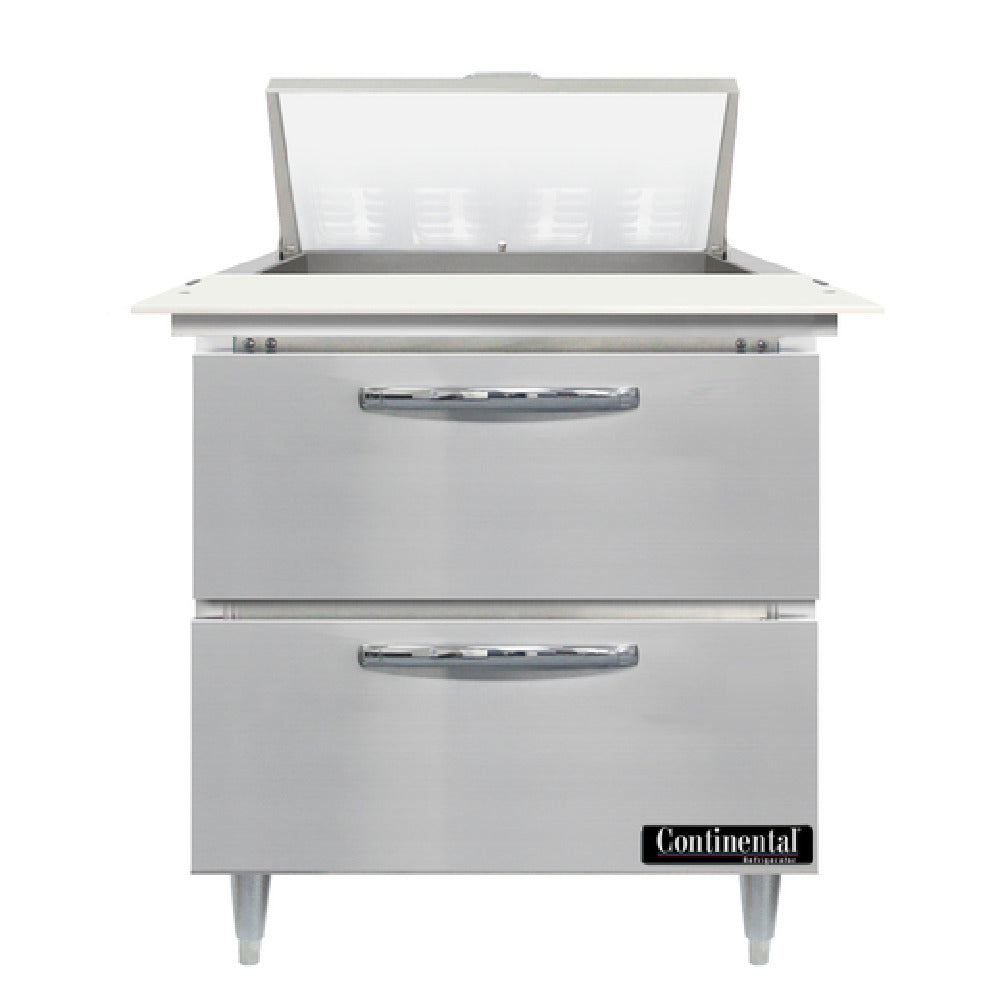 Continental Refrigerator D32N8C-D Designer Line Sandwich Unit 32"W One-section