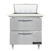 Continental Refrigerator D32N8C-D Designer Line Sandwich Unit 32"W One-section