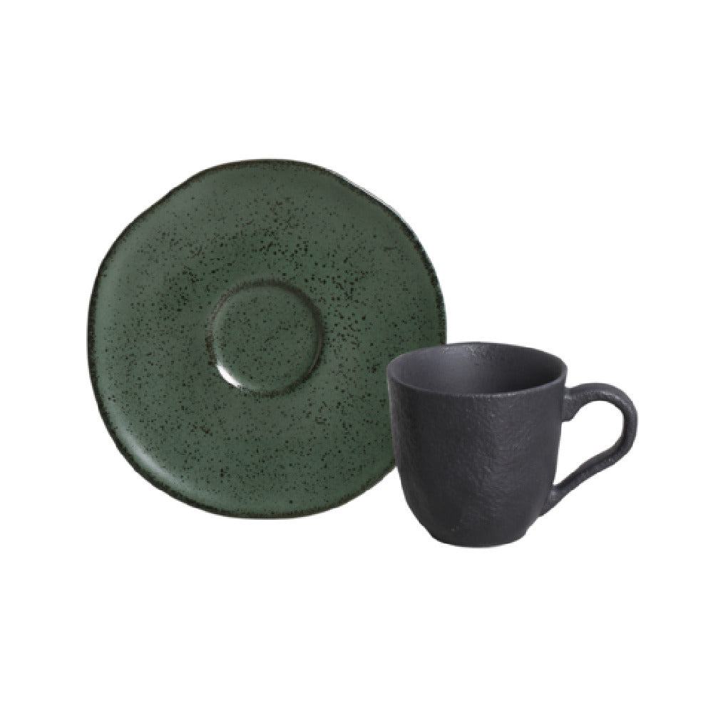 Porto Brasil Coffee Cup and Organic Saucer Set - Thumbnail 2
