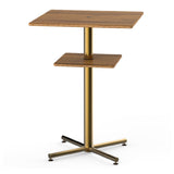 Steelite MGCPBS02BBXX - Square Bar Table, 30.0" X 30.0" X 42.5", Polo