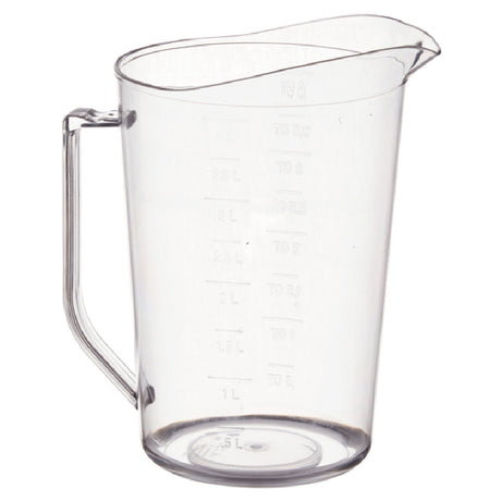 Winco PMU-400 Measuring Cup 4 Qt. With Raised Graduation Markings