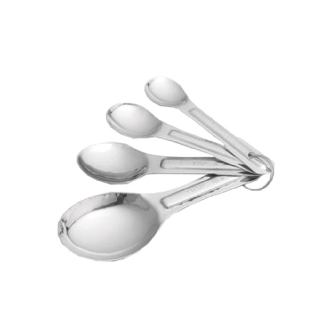 Tablecraft 721 Measuring Spoon Set 4 Piece 1/41/2