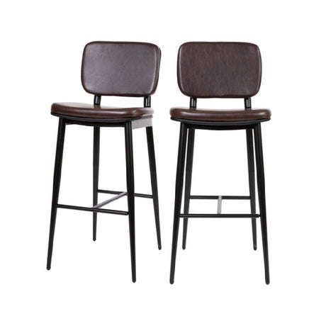 Flash Furniture AY-S01-BR-GG Kenzie Barstool 31"H Seat Mid-back Design