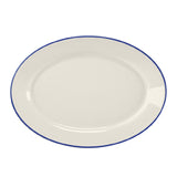 Steelite HL15763929 Rolled Edge Oval Platter 13.375" X 9.25" X 1.5" RE & NR