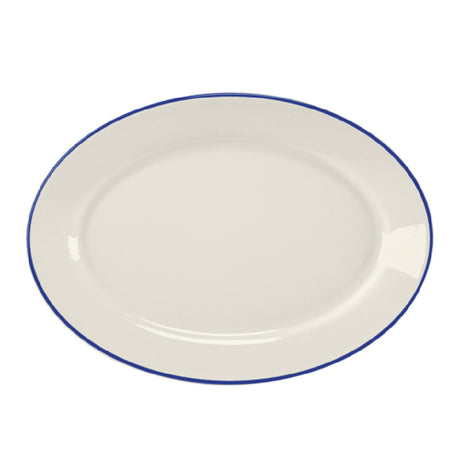 Steelite HL15763929 Rolled Edge Oval Platter 13.375" X 9.25" X 1.5" RE & NR