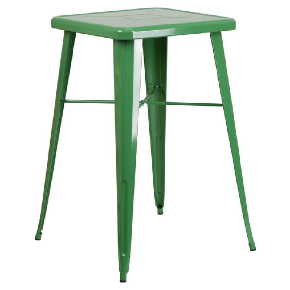 Flash Furniture CH-31330-GN-GG Table 23-3/4"W X 23-3/4"D X 40"H (footprint: 27-3/4"W X 27-3/4"D)