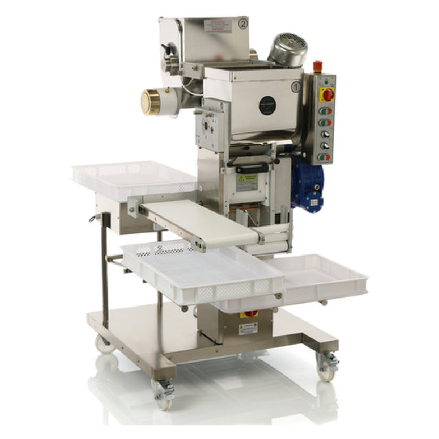 PASTABIZ LM24041 (P2 DVE) - La Monferrina P2 DVE Combination Pasta Machine, Dual Mixing Hoppers For Continuous Production