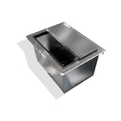 Steel Works Stainless SWDIIB-181810 18" X 18" Insulated Drop-In Ice Bin 12 Deep