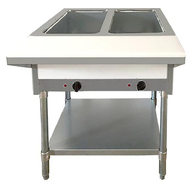 Omcan 46646 (FW-CN-0002-H) Electric Open Well Steam Table 30"W X 30"D X 34"H