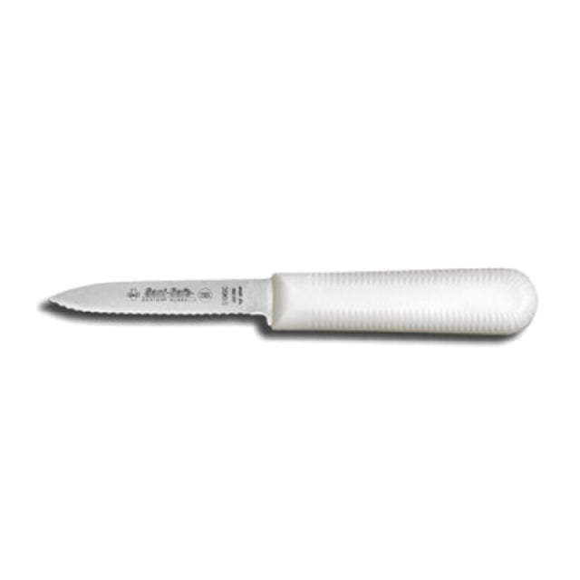 Dexter Russell 15663 Sani-Safe® (S104SC-2PCP) Paring Knife 3-1/4" Scalloped Edge