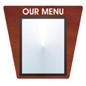 Hubert 11141 - Menu Board, 1-pocket, Wall-mount